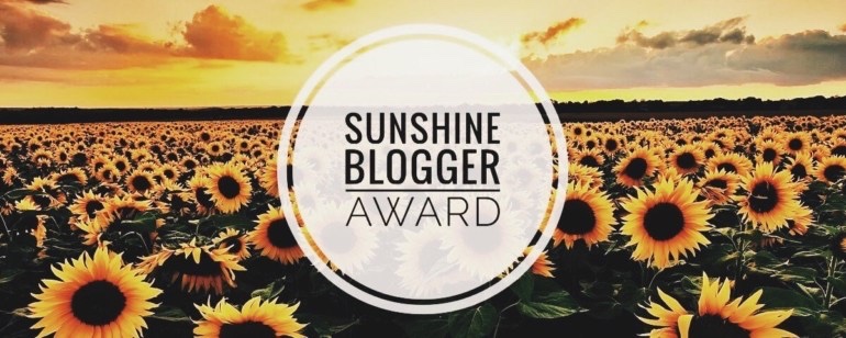 Sunshine Blogger Nomination&nbsp;Accepted